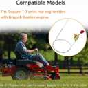 290-411 7011991YP Throttle Control Cable for Snapper 1-3 Series Rear Engine Riding Mowers with B-Riggs & S-tratton Engines - 50" Conduit, 52" Inner Wire