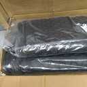 Car Floor Mats Custom Fit for Toyota Highlander 2014-2019 Black Rubber Auto Liner Mats All Weather Protection Heavy Duty Odorless