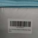 TILLYOU Microfiber Crib Bumper Gray