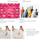 Pink Heart Photo Backdrop Early 2000s Backdrops for Photography 6x4FT Romantic Valentines's Day Background Girls Birthday Valentines Party Decorations Banner Shooting Studio Props