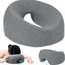 Puniama Massage Pillow with Face Hole – Ergonomic Memory Foam Face Pillow, Removable Cover Massage Headrest for Bed – Ideal for Spa, Salon & Home Use