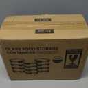 24-Piece Small Glass Food Storage Containers with Lids Airtight, 1.5 Cup Meal Prep Containers Set, Microwave&Dishwasher Safe, Leak-Proof, BPA-Free, Grey