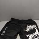 COZYEASE Men's Plaid Letter Print Sweatpants Drawstring Waist Tie Front Jogger Pants with Pocket L