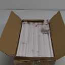 Standing Coat Rack White Coat Stand with 8 Hooks and 3 Height Options, Wood Kids Coat Tree with Sturdy Round Base, Small Hall Tree White YD-1009