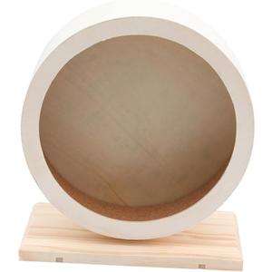 Hamster Wooden Silent Wheel, Small Animal Exercise Wheel Accessories, Quiet Spinner Hamster Running Wheels Toys for Hamsters,Guinea Pig, Gerbils, Mice and Other Small Pets,8.2' Medium Size