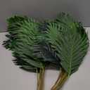 Artificial Palm Tree 30" Tall UV Resistant Tropical Areca Faux Plants Monstera Leaves Floral Arrangement Safari Leaves Party Suppliers Decorations