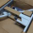 KMINA Toilet Safety Rails for Seniors, Heavy Duty Frame with Handles, Adjustable Height and Width, Handicap Grab Bars