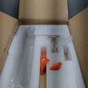 Modern Gold Pendant Light Set of 2, 21.6'' Pendant Lights Kitchen Island, Adjustable Height Brass Glass Pendant Light Fixtures, Large Pendant Lights for Dinning Room Farmhouse Bathroom