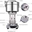 Grain Mill Grinder 750g High Speed Electric Stainless Steel Grinder Cereals Corn Flour Pulverizer Powder Machine for Dry Spice Herbs Grains Coffee Rice Pepper
