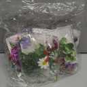 XunYee 6 Pcs 35.4 ft Flower Garlands Hanging Wildflower Backdrop Artificial Floral Garlands Fake Flower Vines Faux Silk Wildflower Decorations for Christmas Fall Thanksgiving Garden Wall Arch(Spring)