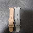 Sport Band Compatible with Apple Watch 44mm 45mm 46mm 40mm 42mm 38mm 41mm 49mm, Soft Silicone Replacement Strap for iWatch Series 11 10 9 8 7 6 5 4 3 2 1 SE3 SE2 SE Ultra (Watch Not Included)