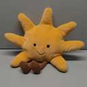 1 lb Weighted Sun Plush Pillow - 12 inch Stuffed Animal Weighted Plush Toy, Soft Cuddle Plushie, Birthday