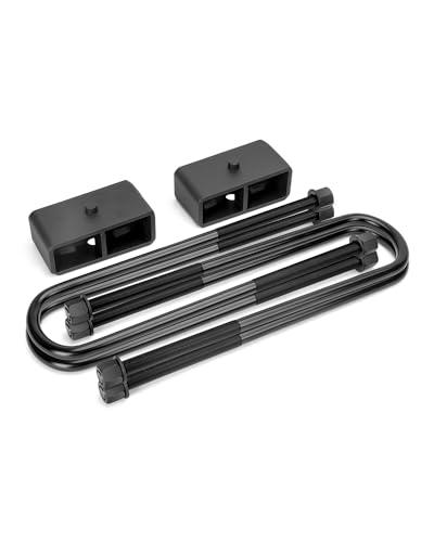 Amazon.com: dynofit 2" Rear Lift Kits Compatible with 2011-2024 Ford F250 F350 Super Duty(HD), 2inch Raise Blocks and U-bolts Set for Leaf Spring, Rear Block Suspension Leveling Lift Kits for F-250 F-350 2WD 4WD : Automotive
