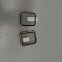 Misxi 2 Pack Tempered Glass Case Compatible for Apple Watch SE 3 (2025) SE 2 SE Series 6 Series 5 Series 4 40mm, Hard PC Screen Protector Protection Ultra-Thin Cover for iWatch, 1 Rose Gold + 1 Transparent