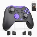 PXN P5 8K Wireless Gaming Controller, Capacitive Joystick, 2.4G PC Controller, Hall Triggers, Dual Vibrators, APP, 4-Macro, 3-Mode(2.4G/BT/SW), for PC,Switch,Android,iOS
