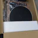 ONE-S Vinyl Record Player with Bluetooth Input/Output, All-in-One Vintage Turntable Built in Speakers, Phono Preamp & DSP, AT-3600L Cartridge, 33/45 RPM (Walnut)