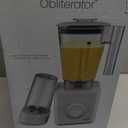 Chefman Obliterator 48 oz Countertop Blender for Smoothies, 1380W Motor to Crush Ice, Nuts, and Frozen Fruit with Stainless Steel Blade, Auto Blend Function, Includes 20 oz Travel Jar - Concrete