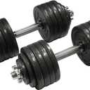 Cap Barbell Adjustable Dumbbell Weight Set | Multiple Options (Black, 105 LB, Pair)