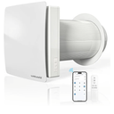 Through the Wall HEPA Ventilation Fan- Ultra Quiet EC Motor Wall Vent Fan with WiFi/Remote Control, Brings Fresh Air In and Exhausts Stale Air Out for Bedroom, Basement, Attic