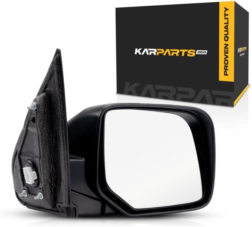 For Honda Pilot 2009-2015 Door Mirror Passenger Side | Power | Non-Heated | Textured | Replacement For 76208SZAA01ZA | HO1321265