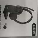 (2025 Upgraded) Wireless Headset with Mic for Work, Bluetooth Headset with Noise Canceling Microphone with Dongle, Charging Base & Mic Mute, Wireless Headphones for Work from Home/PC/Computer