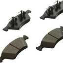 BOSCH BP1123 QuietCast Premium Semi-Metallic Disc Brake Pad Set - Compatible with Select Mercedes-Benz E350 E500 E550 GL320 GL350 GL450 GL500 GL550 ML320 ML350 ML450 ML500 ML550 R320 R350 R500; FRONT 1 missing