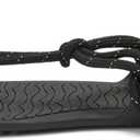 Xero Shoes Women's Aqua Cloud Barefoot Water Sandal (11, Black)