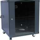 12U Wall Mount Network Server Cabinet Rack Enclosure Glass Door Lock 600mm Deep (12U)