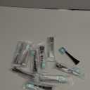 Replacement Toothbrush Heads Compatible with AquaSonic Black Series Vibe Series Electric Toothbrush, Curved Shape Design Planted with Nylon Bristle (Black)