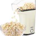 DASH Hot Air Popcorn Popper Maker with Measuring Cup to Portion Popping Corn Kernels + Melt Butter, 16 Cups - White