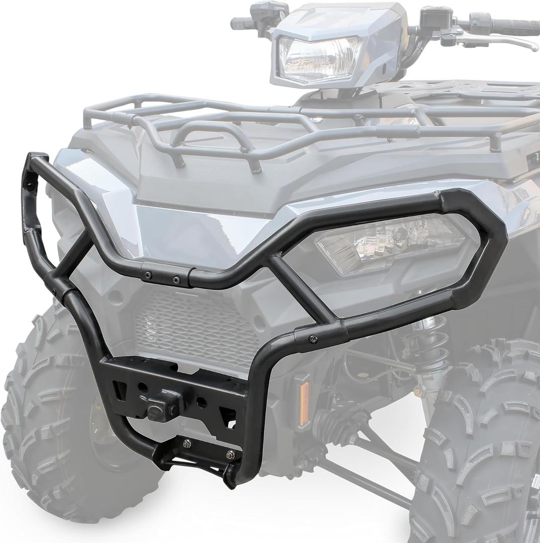 Front Bumper for Sportsman 570 450H.O. 21-25, Combined Front Trail Brushguard Heavy Duty Guard Bumper for Polaris Sportsman 450 570 Touring 6x6 x2 570 2021-2025 Accessories (OEM #2884844)