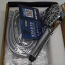 All Metal Tub Faucet with Sprayer, 10 Settings Hand held Shower, Bathtub Faucet with Sprayer Chrome