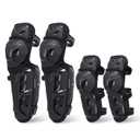 SCOYCO Motorcycle Knee Pads for Men - CE Level 1 Motocross Knee and Elbow Guards Protective Gear Armor with 45-180 Knee Flexibility Design Adjustable Elastic Band