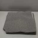 HITSLAM Square Shower Mat, 32 x 32 Inch Non Slip Bath Mat for Tub, Soft PVC Loofah Bathtub Mats with Drain Holes, Quick Drying Bathroom Stall Floor Mat, Bathroom Accessories Without Suction Cup, Grey