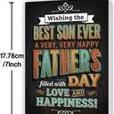 9 x Fathers Day Card for Son, Meaningful Son Father's Day Card from Mom Dad, Happy Fathers Day Card Gift from Parents