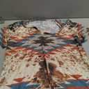 Western T Shirts for Women Cowgirls Graphic Henley Outfits Ladies Rodeo Country Concert Tops Beach Vacation Tees Clothes (XX-Large)