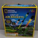 National Geographic Air Rocket Launcher Toy - Launch Glow in The Dark Rockets up to 100 Feet, Kids Outdoor Toys, Toys for Kids 8-12, Glow in The Dark Toys, Rocket Kit, Fun Outdoor Toys