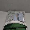 Revdomfly 4 Pcs Queen Size Luxury Silky Soft Olive Green Satin Sheet Set,1 Premium Moisture Wicking Fitted Sheet Fits Up to 16 Inches Deep Pocket + 1 Flat Sheet + 2 PillowcasesOlive Green, Queen