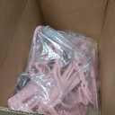 GOSCHE Kids Velvet Hangers (12.8 Inch - 50 Pack), Non-Slip Baby Clothes Hangers for Closet, Ultra Slim Space Saving Children Hanger, 360Degree Swivel-Hook, Infant/Toddler Hangers, Dark Pink