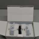 Cordless LED 12" Small Table Lamps Set of 2, Modern Portable Desk Lamp, 3 Color Dimming Rechargeable Battery Lights for Bedroom, Outdoor, Restaurant, Bedside, Baby Night Light, Gifts (Black)