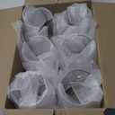 Krosno Water Glasses, Set of 6, 16.6 fl oz, Water Drinks Juice, Infinity Collection, Lead-Free Lightweight Glass, Everyday Drinking Glass, Dishwasher Safe, Made in Europe