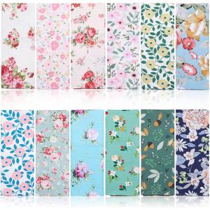 Tatuo Spring Flower Cotton Cloth Napkins Set of 24, 15 x 15 Inch Floral Dinner Napkins Soft Absorbent Washable for Family Cocktail Wedding Kitchen Dining Room Table Tea Party(Lovely Flowers), 6.7" x 5.5"