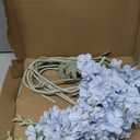 8PCS Delphinium Artificial Flowers Larkspur Bulk Silk Flowers 33.5 in Long Stem Fake Flowers for Home Garden Wedding Floral Arrangements Decor (8, Light Blue)