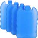 Homoyoyo 4PCS Cooler Ice Packs Reusable Space Saving Ice Blocks for Cooler Beach Camping Fishing Picnic Beach Work School