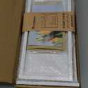 Forbena White 2 Tier Bathroom Organizer Countertop, Small Counter Top Organizer for Bathroom Decor, Modern Kitchen Counter Shelf for Snack, Vanity Makeup Organizers and Storage Tray for Bedroom