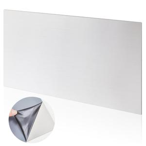 MorningRo 430 Stainless Steel Sheet Metal 24 x12 Inches 24ga Metal Plates Panel #4 Brushed Finish Magnetic Mount Board Wall Food Truck Restaurant Crafting Kitchen Floor Trailer Garage Gym (1 Pack)