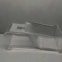 [2 PACK] Upgrade 240337103 Refrigerator Crisper Drawer Bin for Frigidaire Fridge Drawer Parts Kenmore Refrigerator Drawer Replacement Replace 240337107, 240337108, 240337109, 240337102,240337105