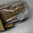 LazBlinds No Drill Bamboo Roman Shades, 38" W x 64" H, Highfield Teak
