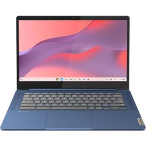 Lenovo IdeaPad Slim 3 Chromebook - 2024 - Lightweight Laptop - Waves MaxxAudio Speakers - 14" HD Display - HD 720p Camera - 4GB Memory - 64GB Storage - MediaTek Kompanio 520 - Abyss Blue