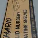 Shario Nursery Book Shelves, 4-Pack White Floating Shelves for Wall Kids, Scalloped Shelves, Wall Book Shelves for Bedroom Kids, Toddler Room, Baby Room, Nursery Decor (16.5 Inches), White 